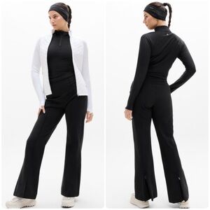 ATHLETA Glacier Bootcut High Rise Pant Snow Ski Pants Black Size 12